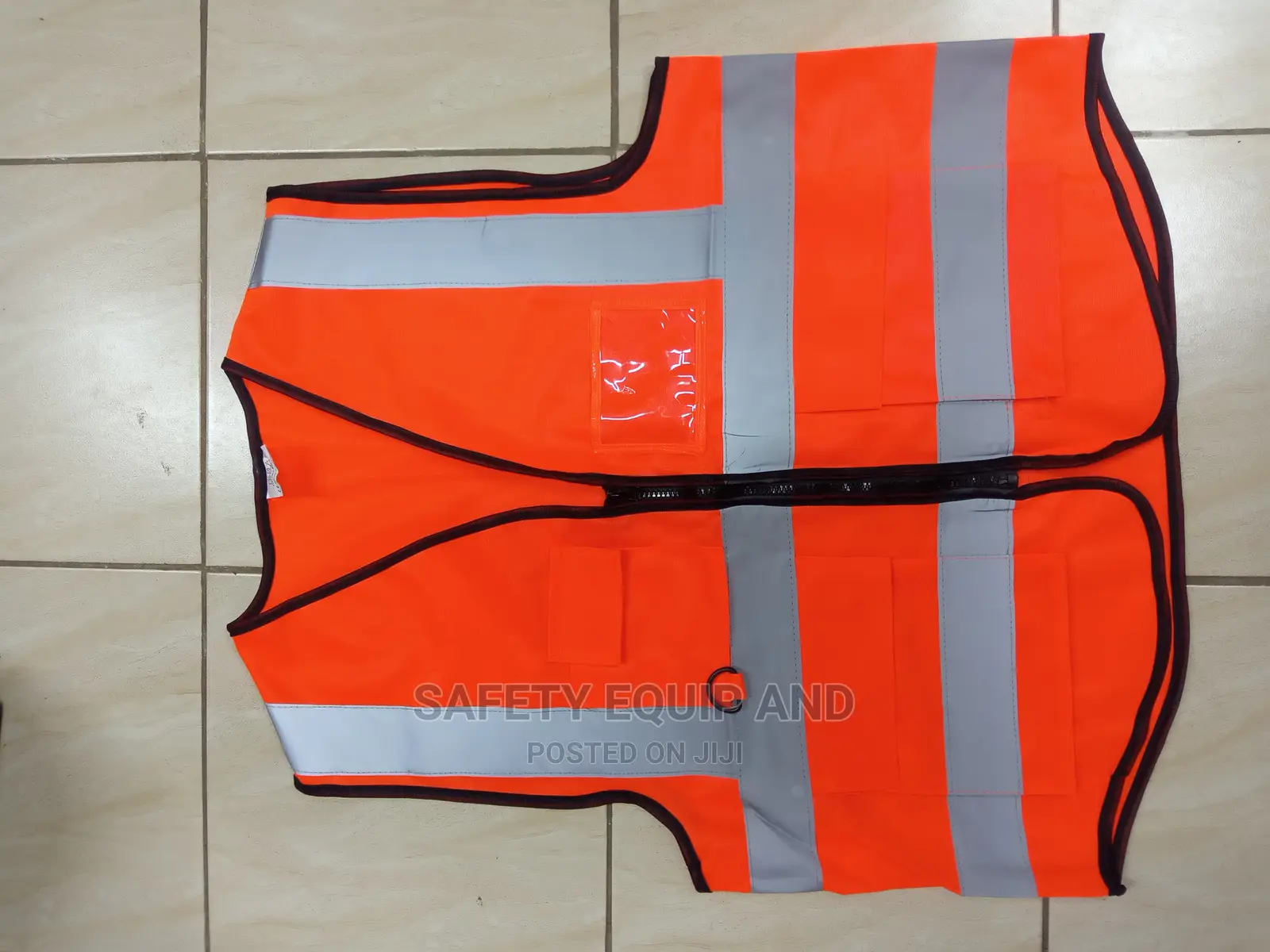High Visibility Reflective Vest-Orange