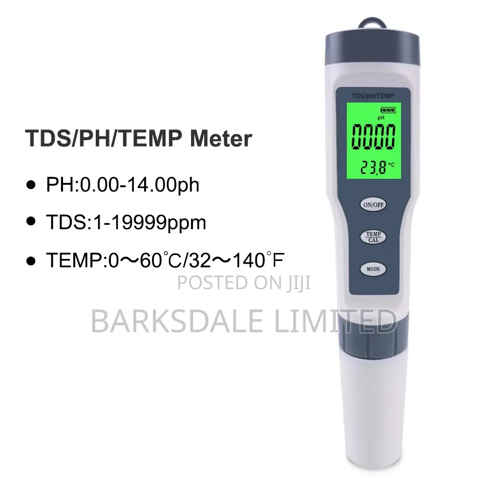 Digital Ph Meter Atc Tester, 3 in 1 Ph TDS Temp 0.01