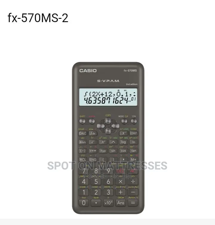 Casio Fx-570ms 2 Line Display Calculator