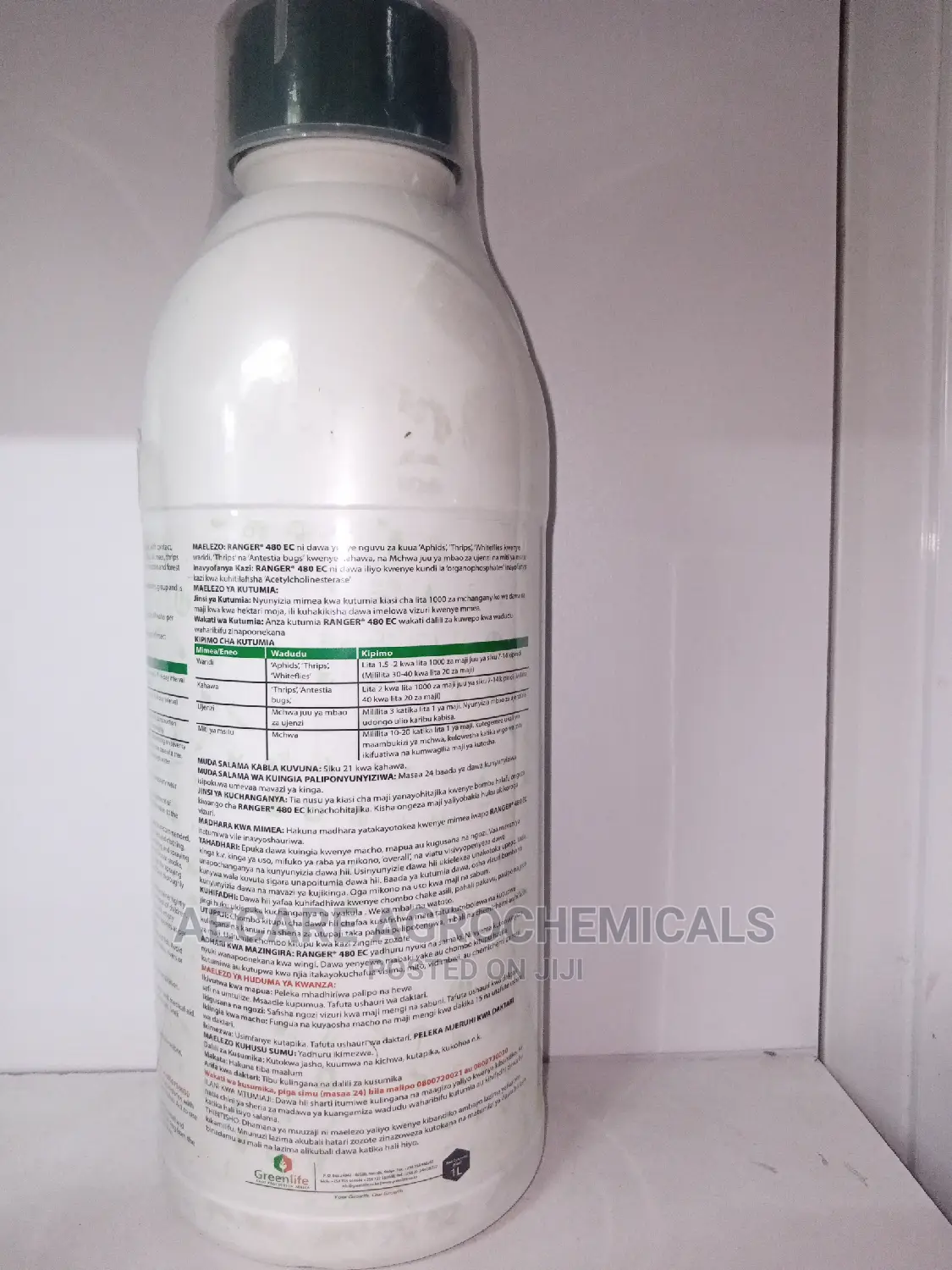 Ranger 480ec Insecticide 1litre