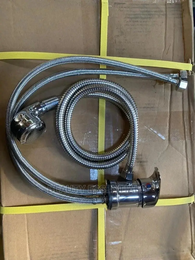 Mixer With Shower Pipe and Shower Head