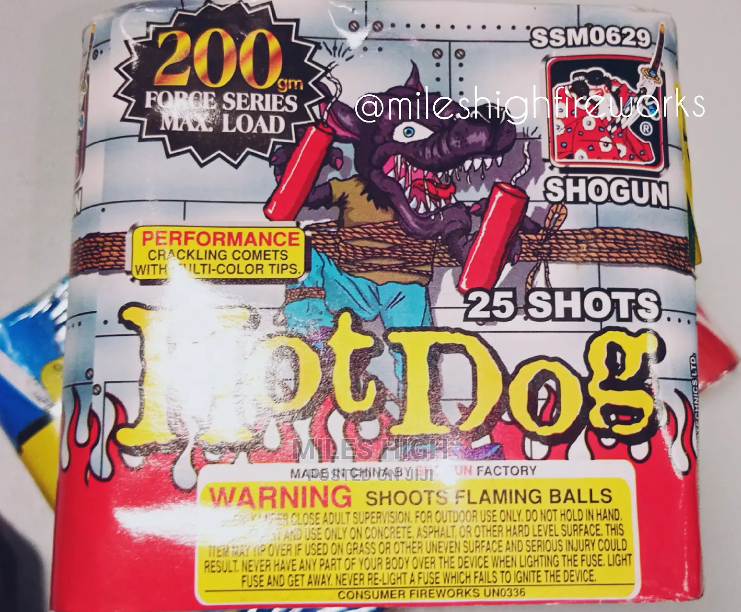 Fireworks Hot Dog 25 Shots