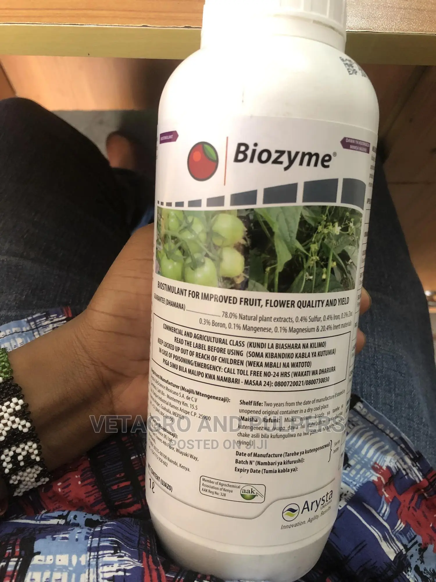 Biozyme Organic Foliar Fertilizer – 1ltr