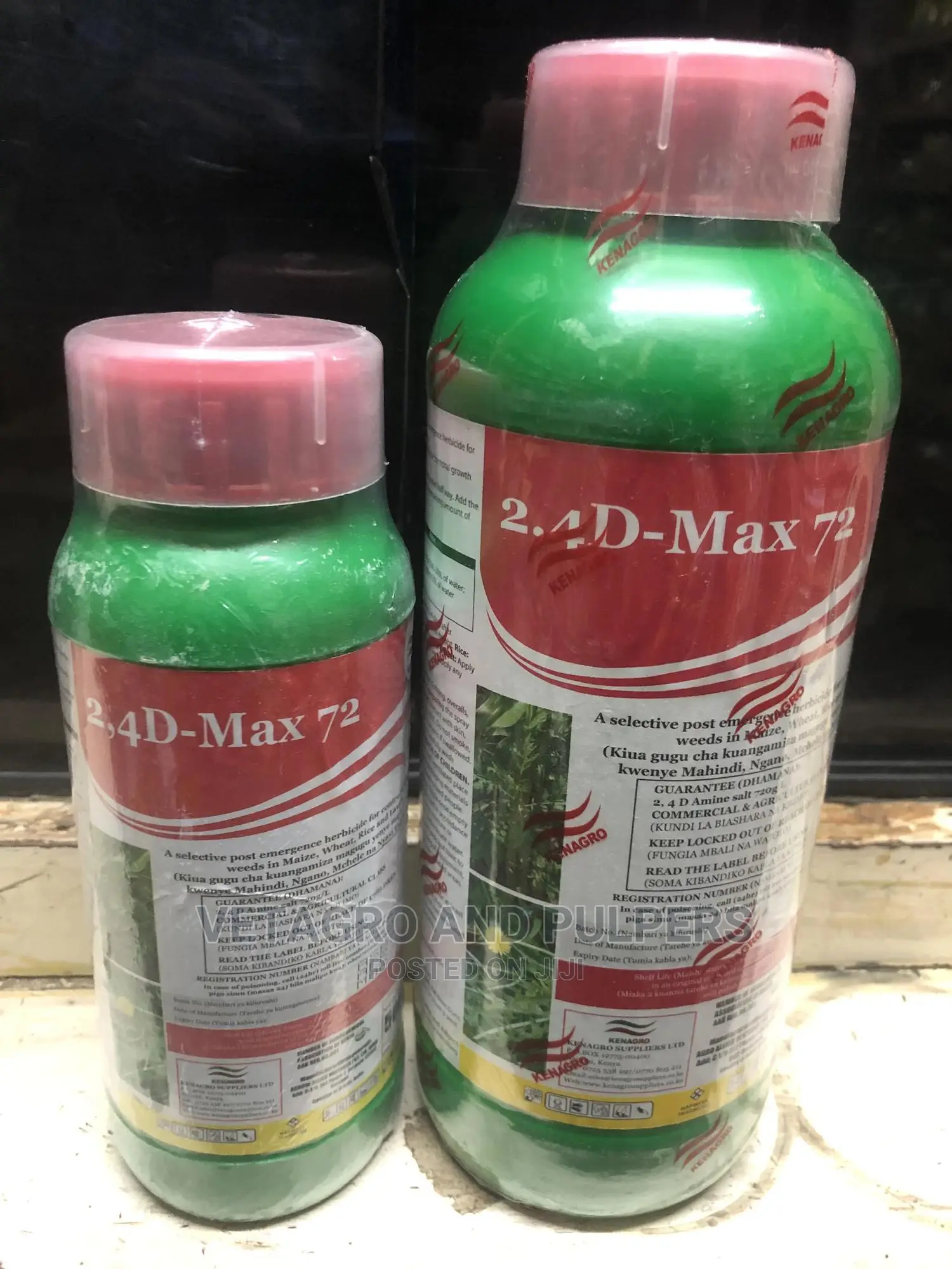 2, 4 D MAX 720SL 500ml and 1litre Herbicide