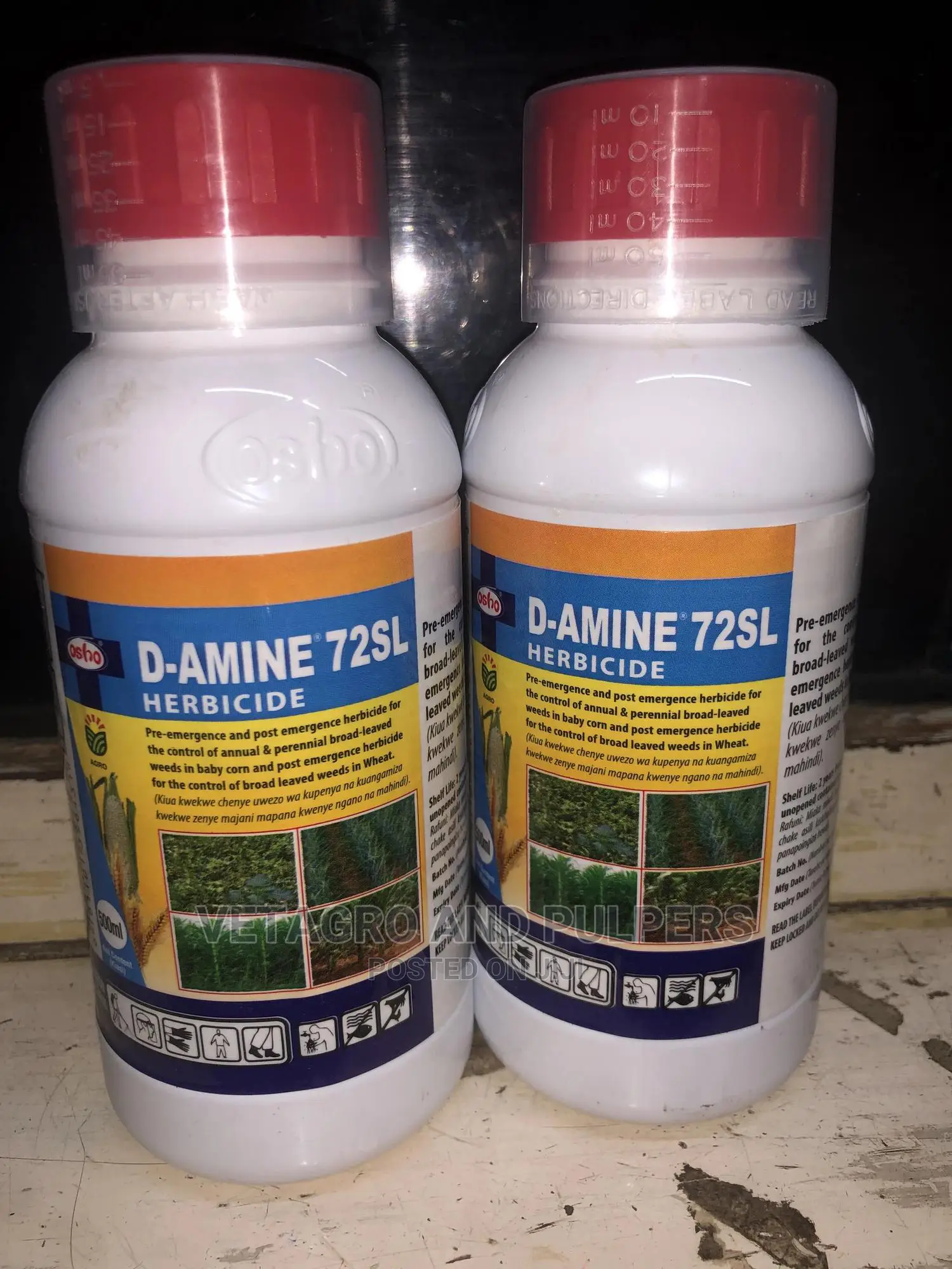 D-Amine 72% Herbicide Soluble Liquid 500ml