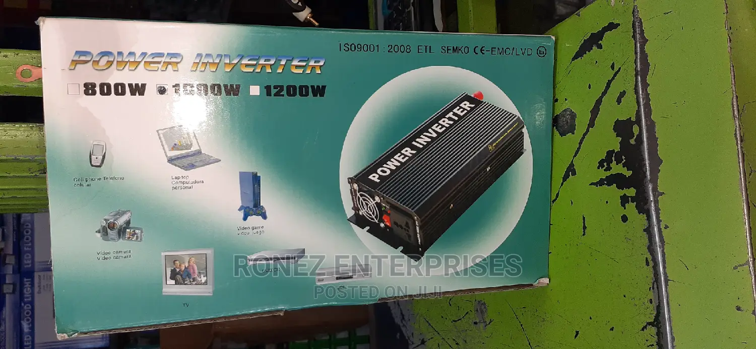 Power Inverter 800 to 1200wlt