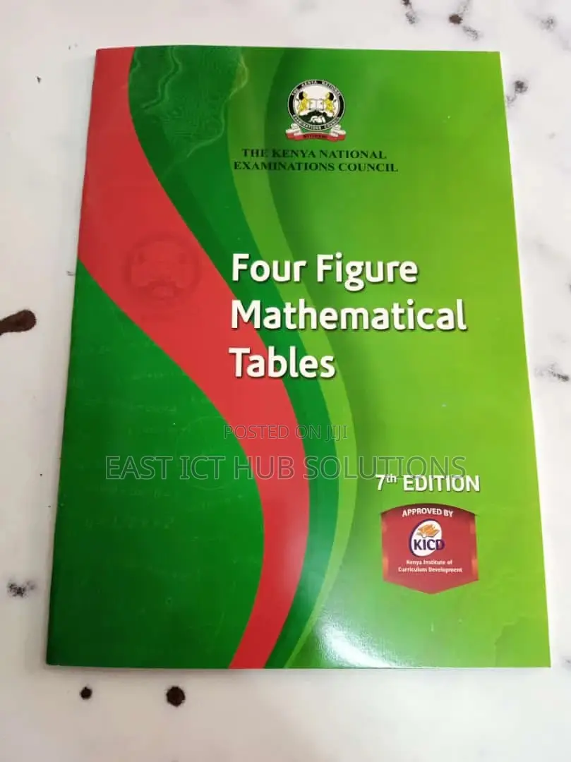 KNEC Four Figure Maths Tables 8th Edition (KLB)