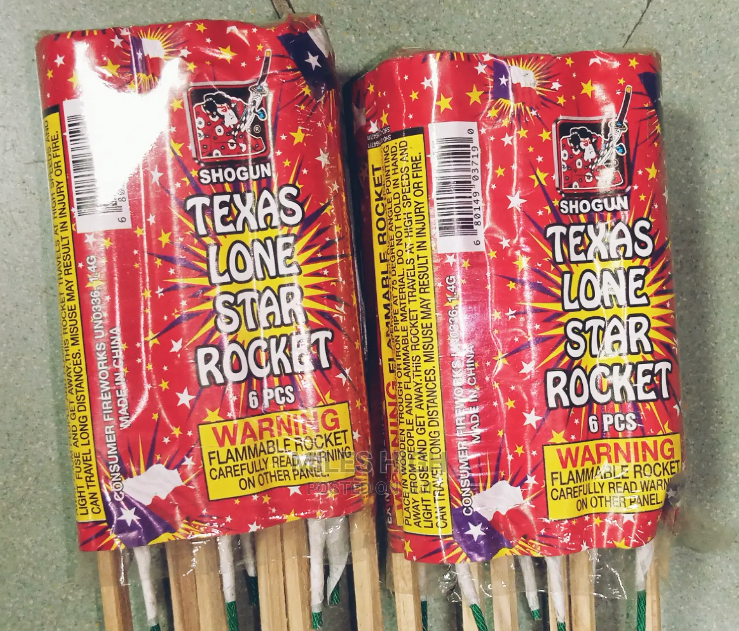 Fireworks Rockets 6 Pcs