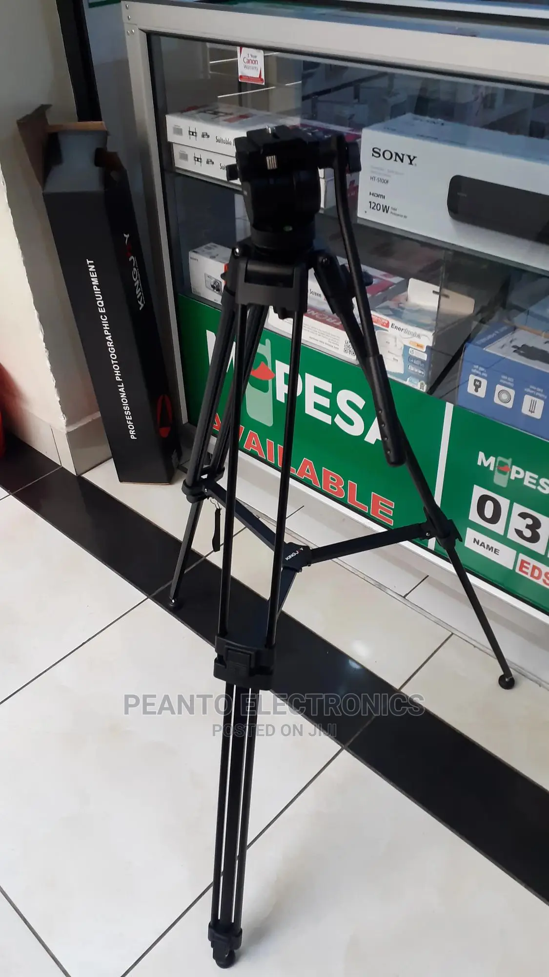 Kingjoy Vt-2500+ Black Professional Video/Camera Trip