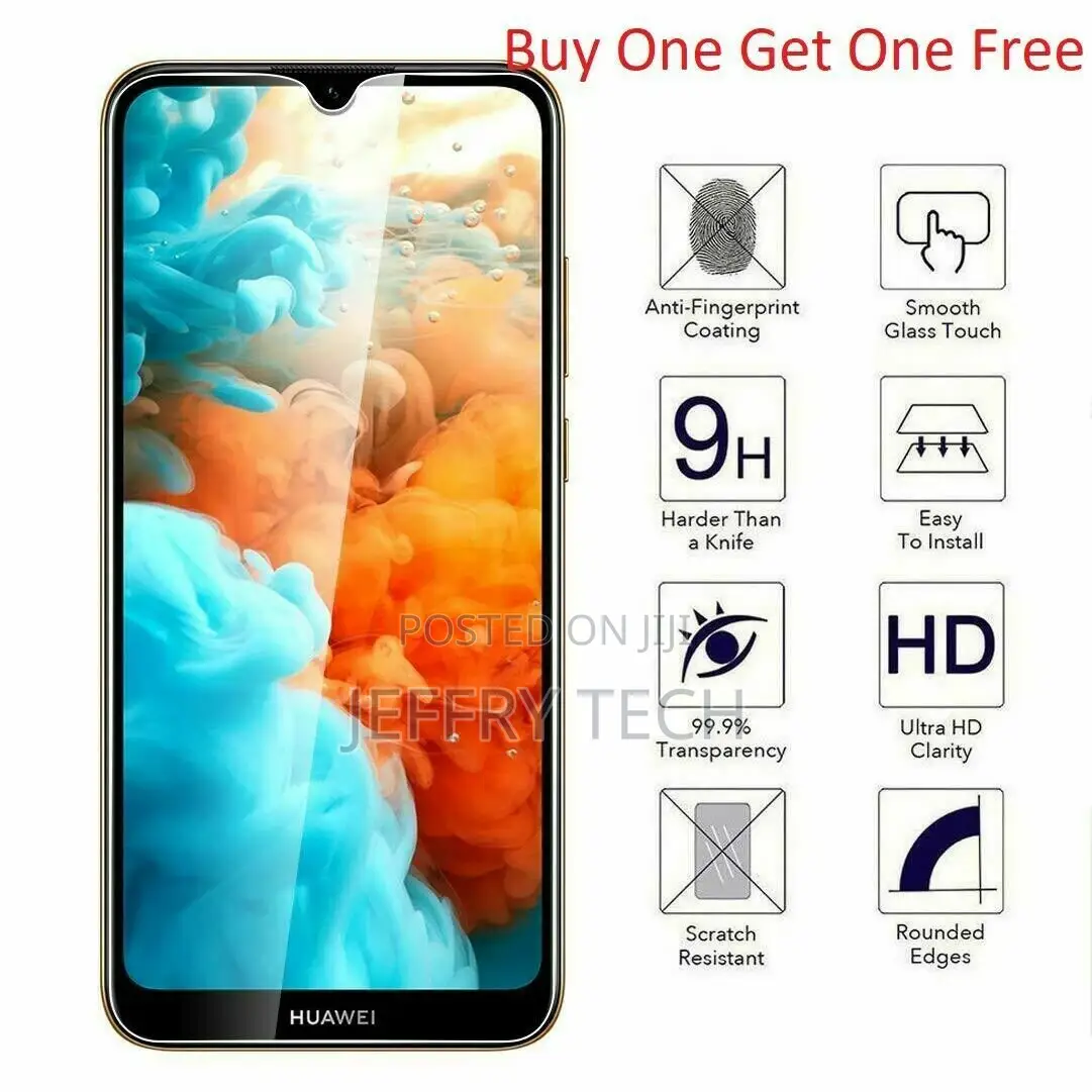HUAWEI Y6 Y7 2019 Y9 2019 Genuine Tempered Glass New Screen
