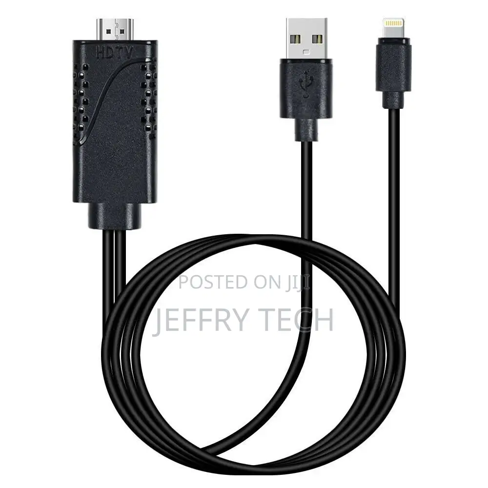 HDMI Adapter With 1080P Video Audio Output for Phone,Mirror