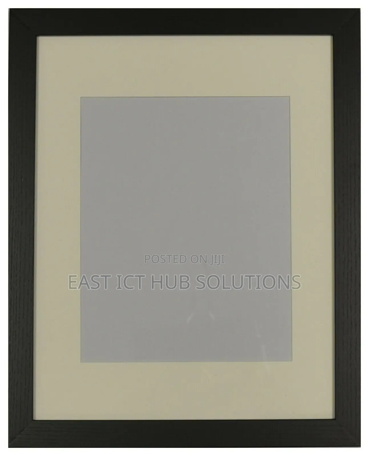 Photo Frame Black With Clear Glass Wall Mount Wood Texture A4 Or A5