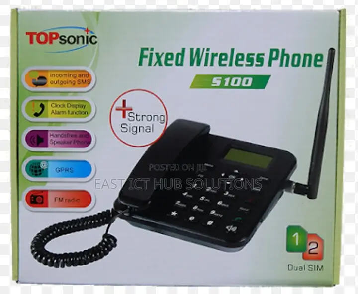 GSM Desktop Phone Uses Any Simcard Plus Radio