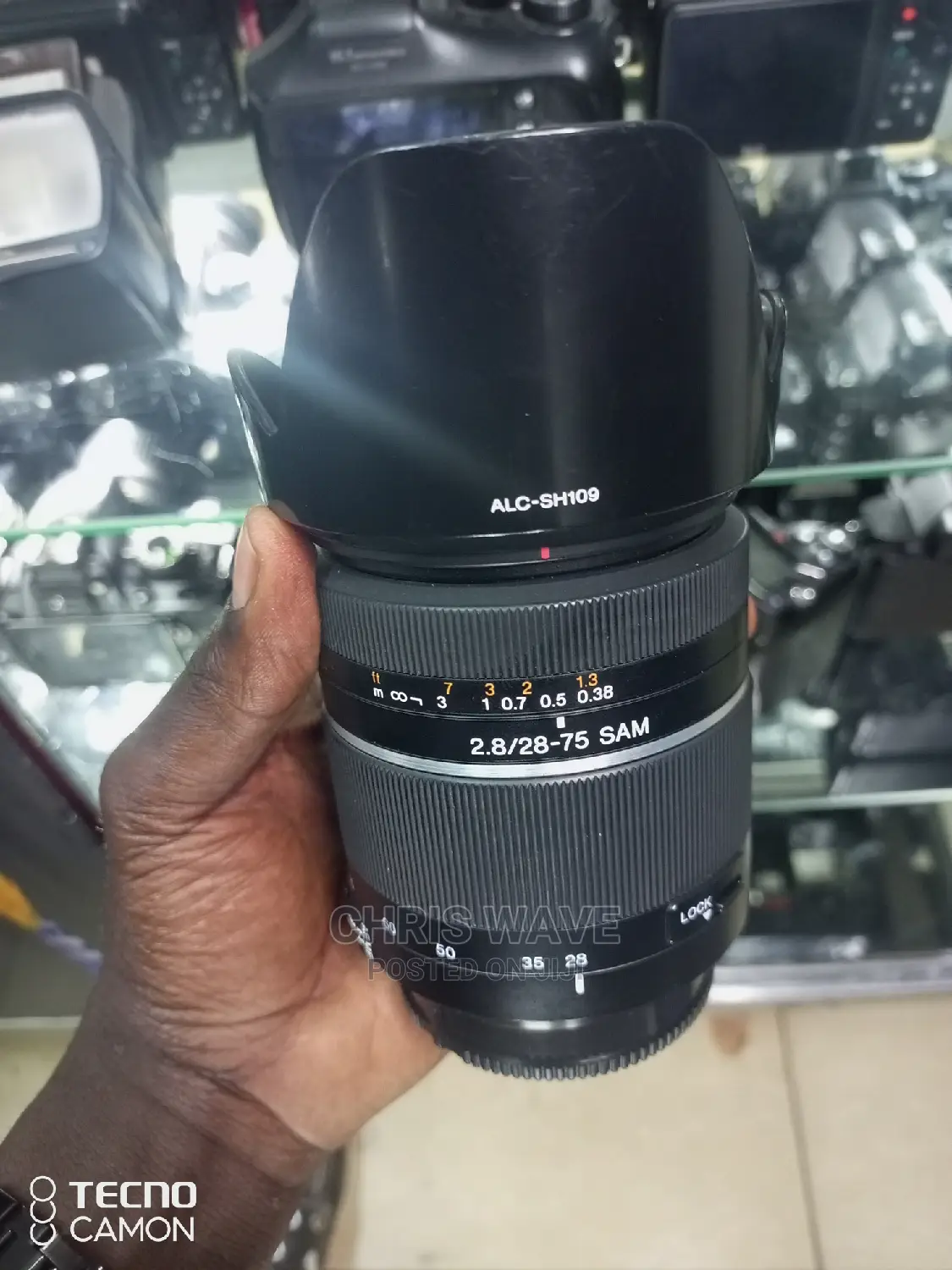 Sony a Mount 28-75 F2.8 Lens