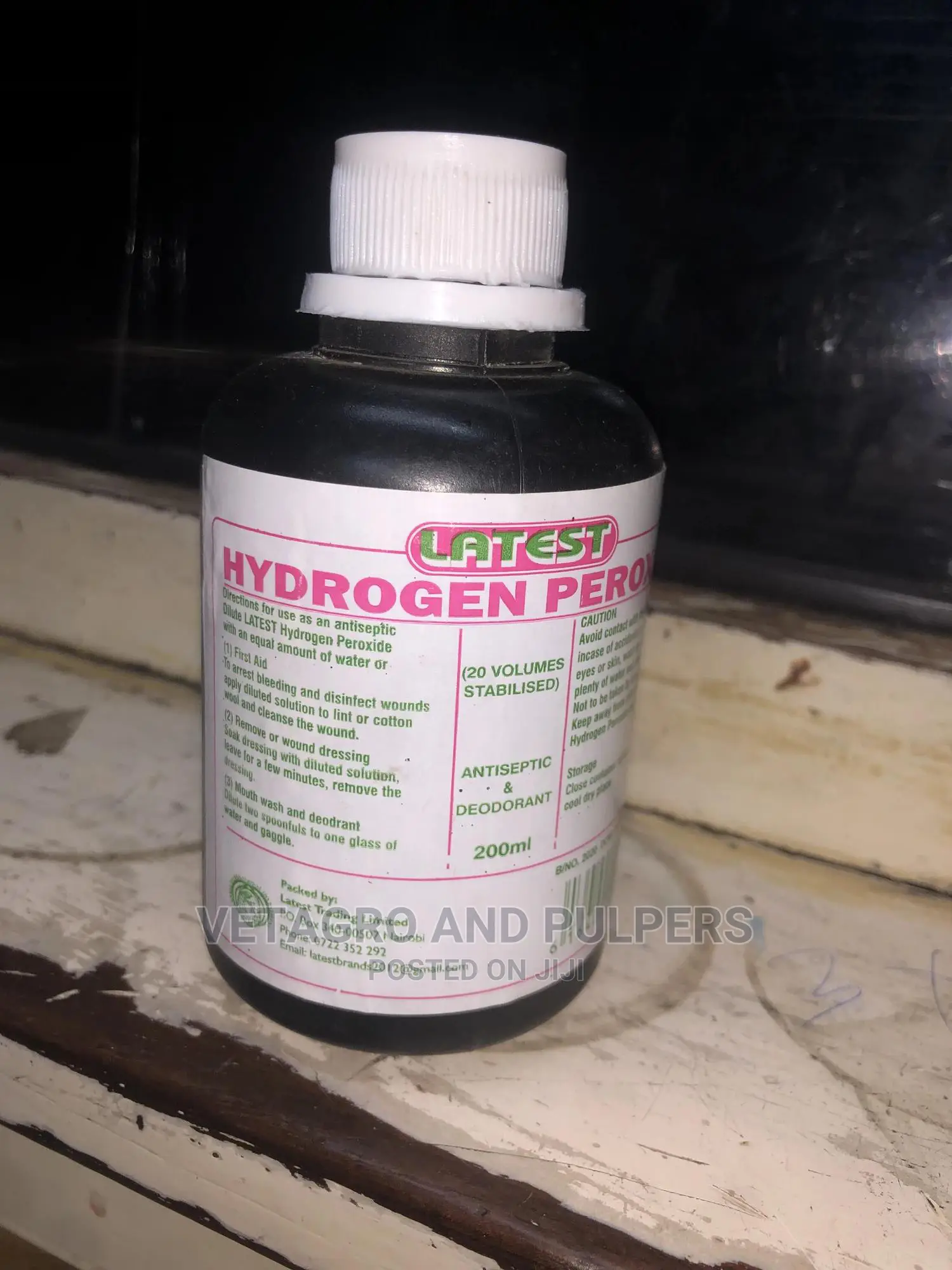 Hydrogen Peroxide (Antiseptic Deodorant) 200ml to 5ltr