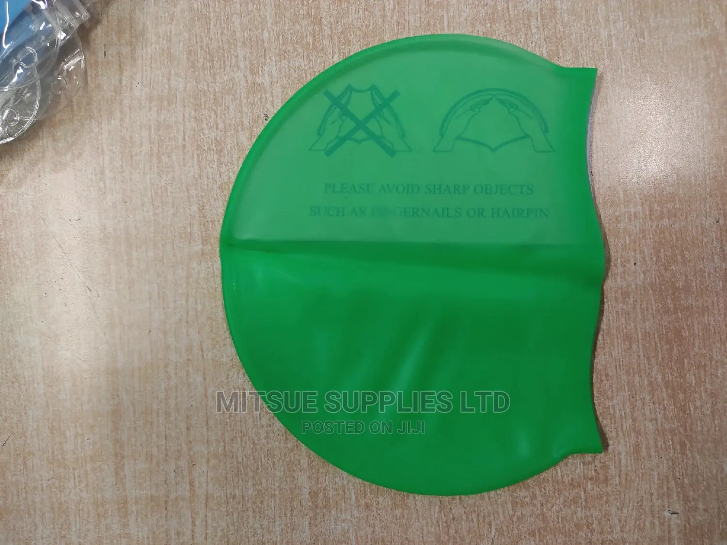 Silicone Swim Cap- Green
