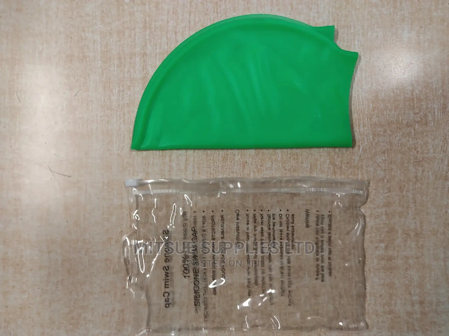 Silicone Swim Cap- Green