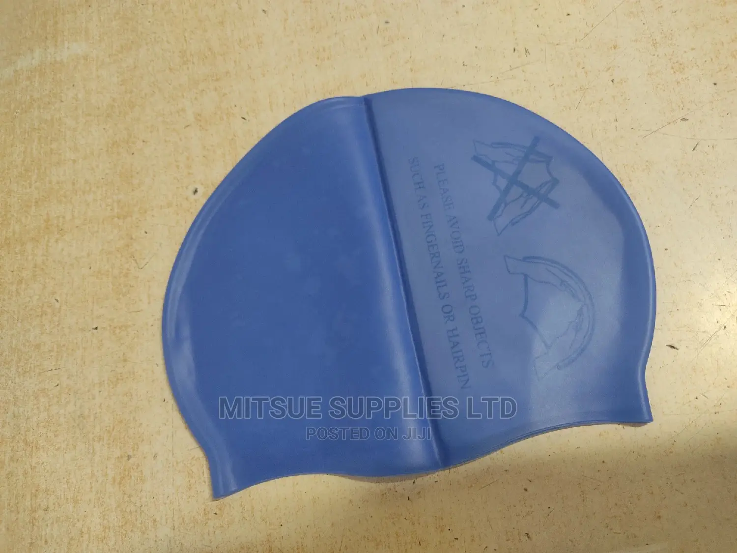 Silicone Swim Cap- Blue