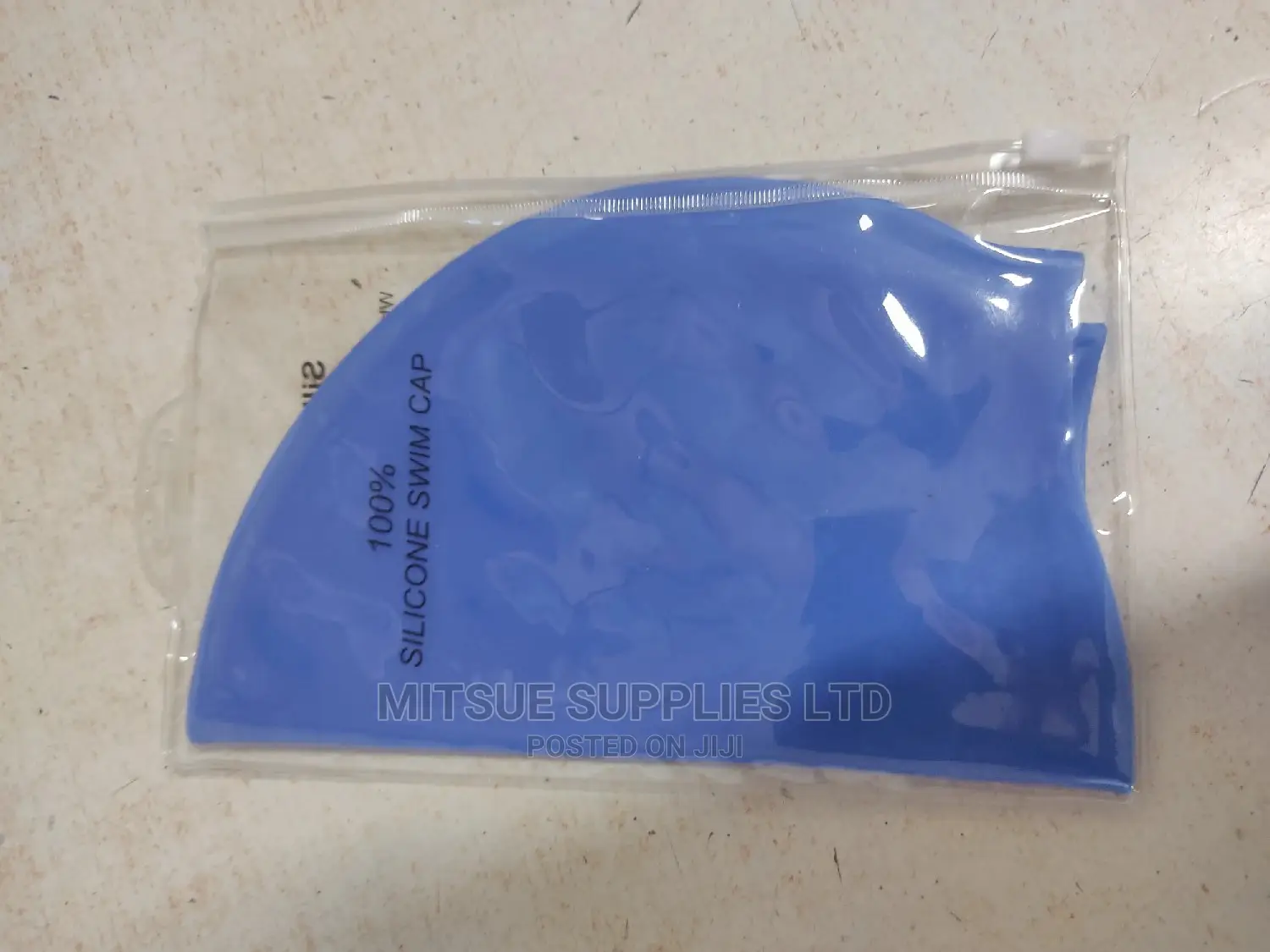 Silicone Swim Cap- Blue