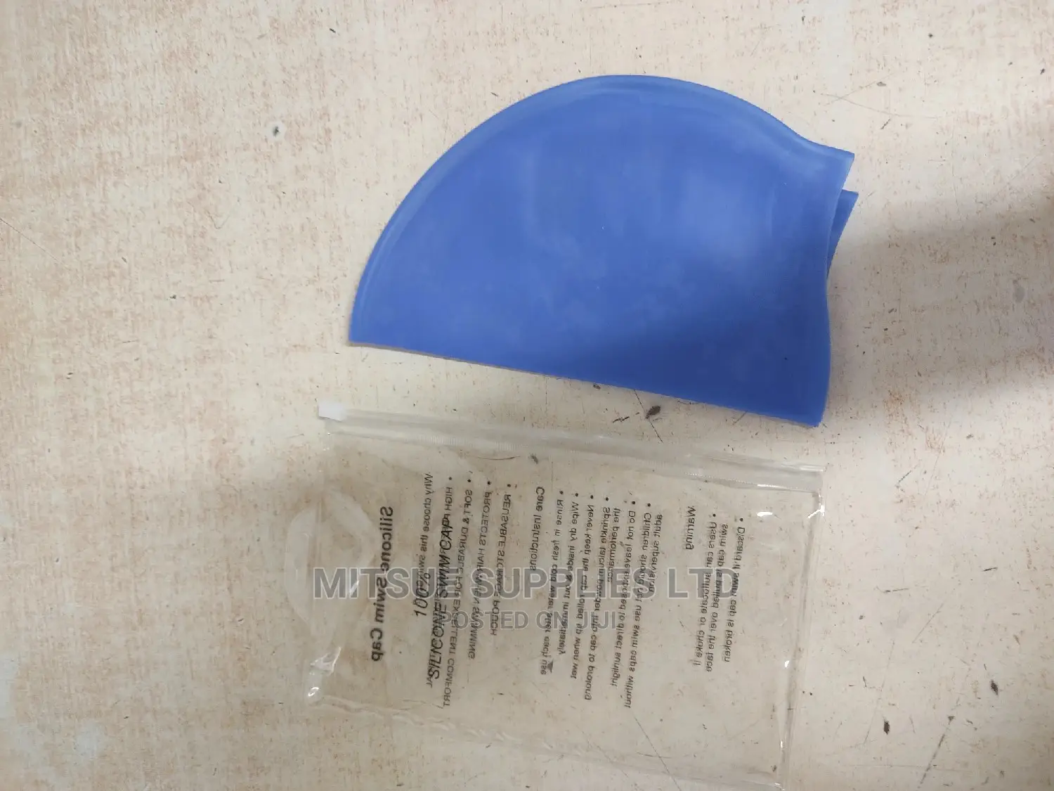 Silicone Swim Cap- Blue