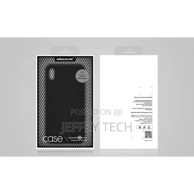 Nillikin Textured Case for Apple iPhone X/Xs - Black