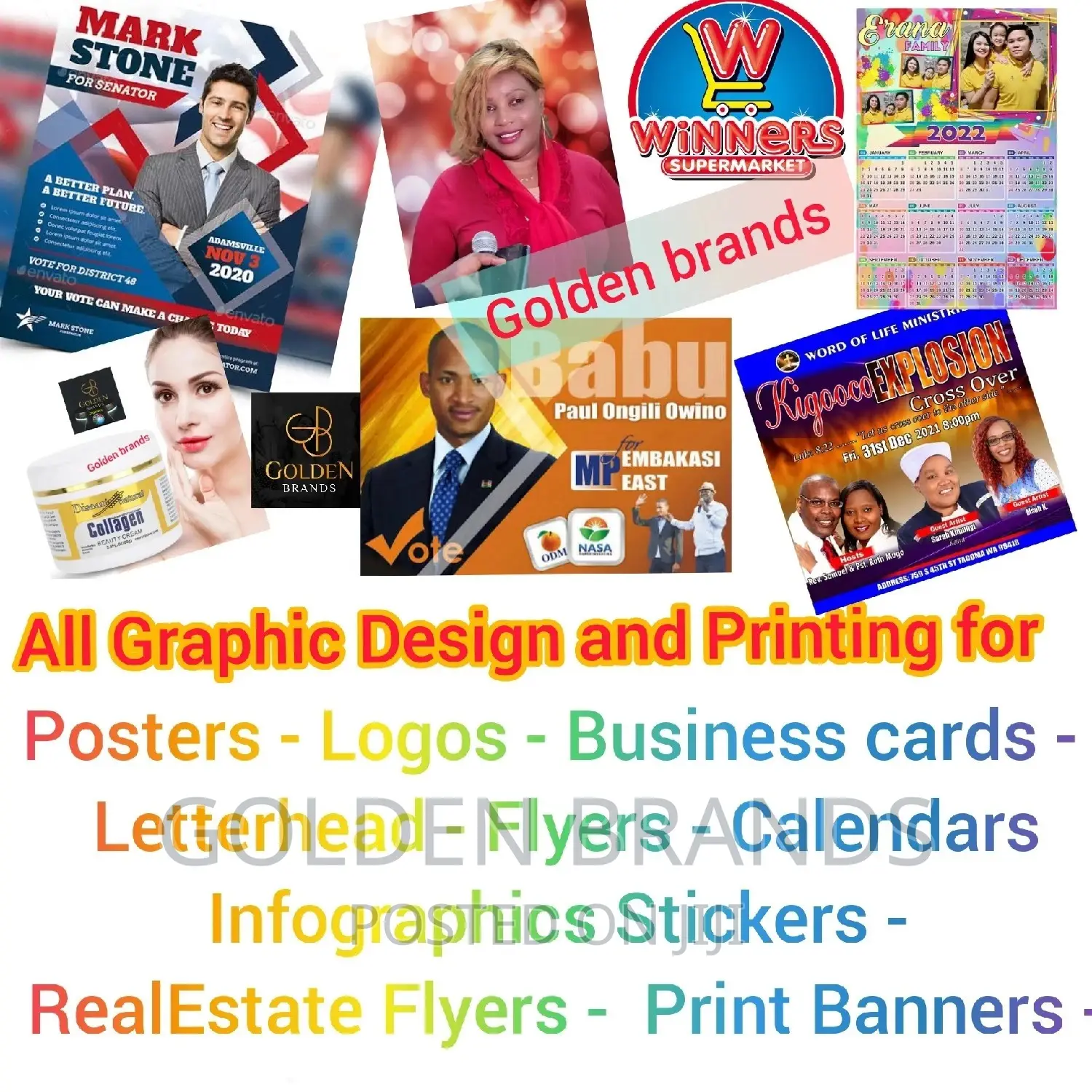 Design Printing A5 Flyers, A4--A3 Posters, Business Cards