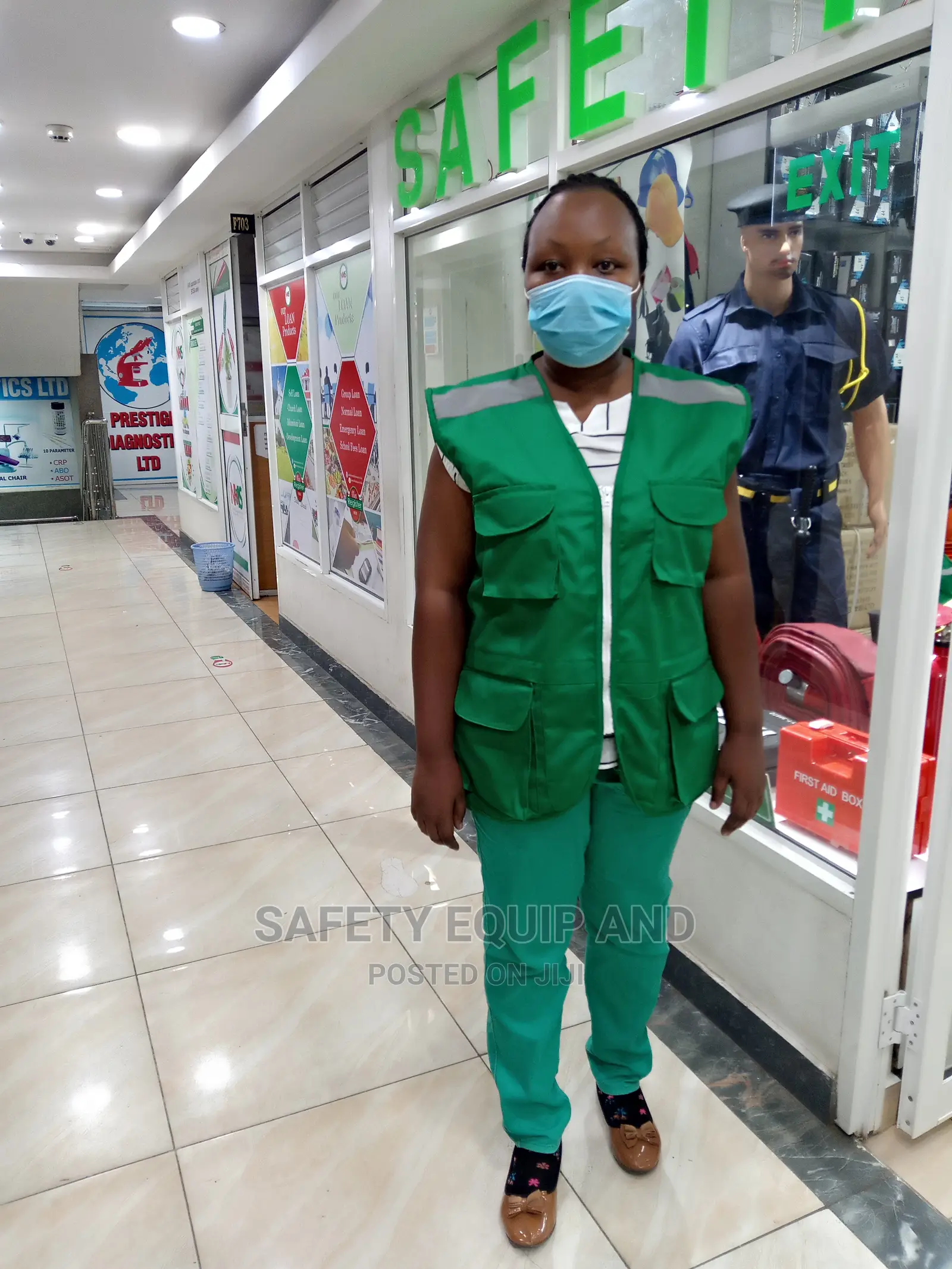 Reflective Vest With-Zipped