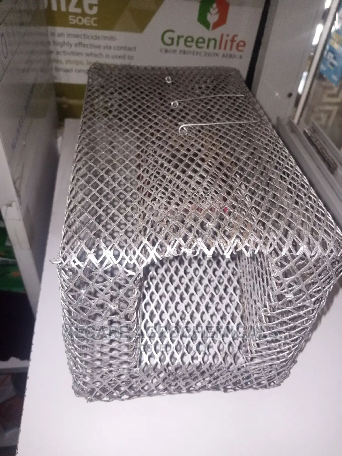 Mechanic Draft Rodent RAT TRAP ( 30cm Length, 15cm W,15cm H)