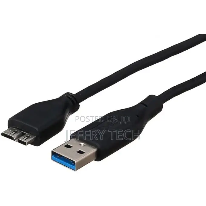 Cable External Hard Disk Male To Usb 3.0 Male 1.2m Black