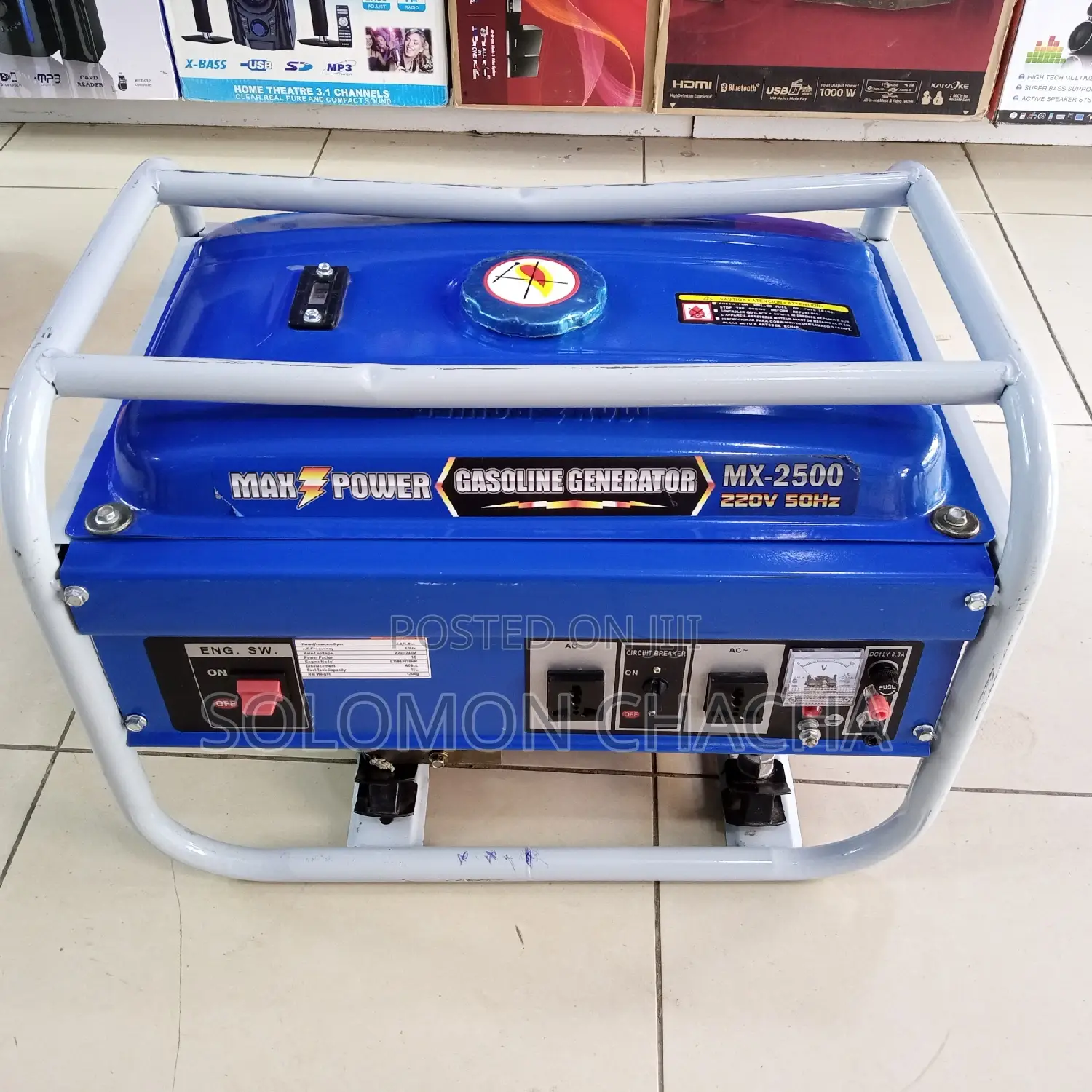 Max Power 6.5kva Gasoline Generator