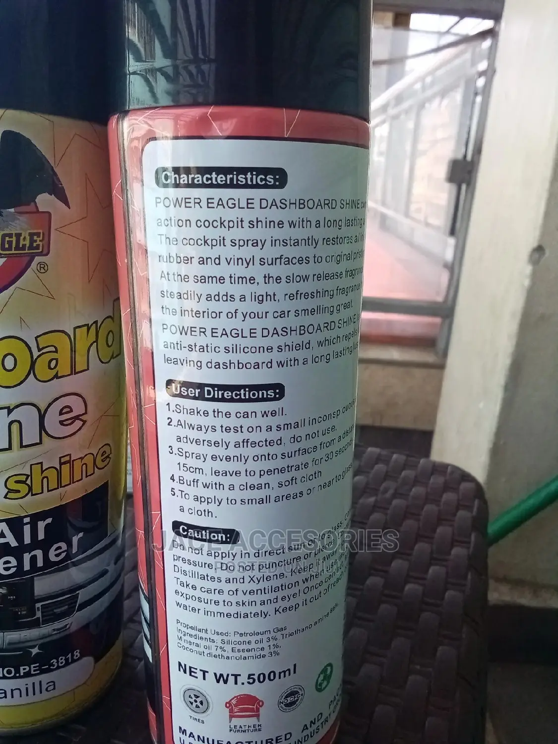 Dashboard Shine With Vanilla, Strawberry Scent