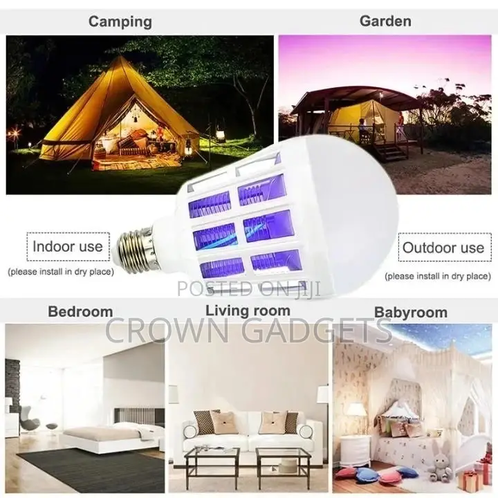 Anti-Mosquito LED Light Bulb - Mosquito Fly Insect Killer