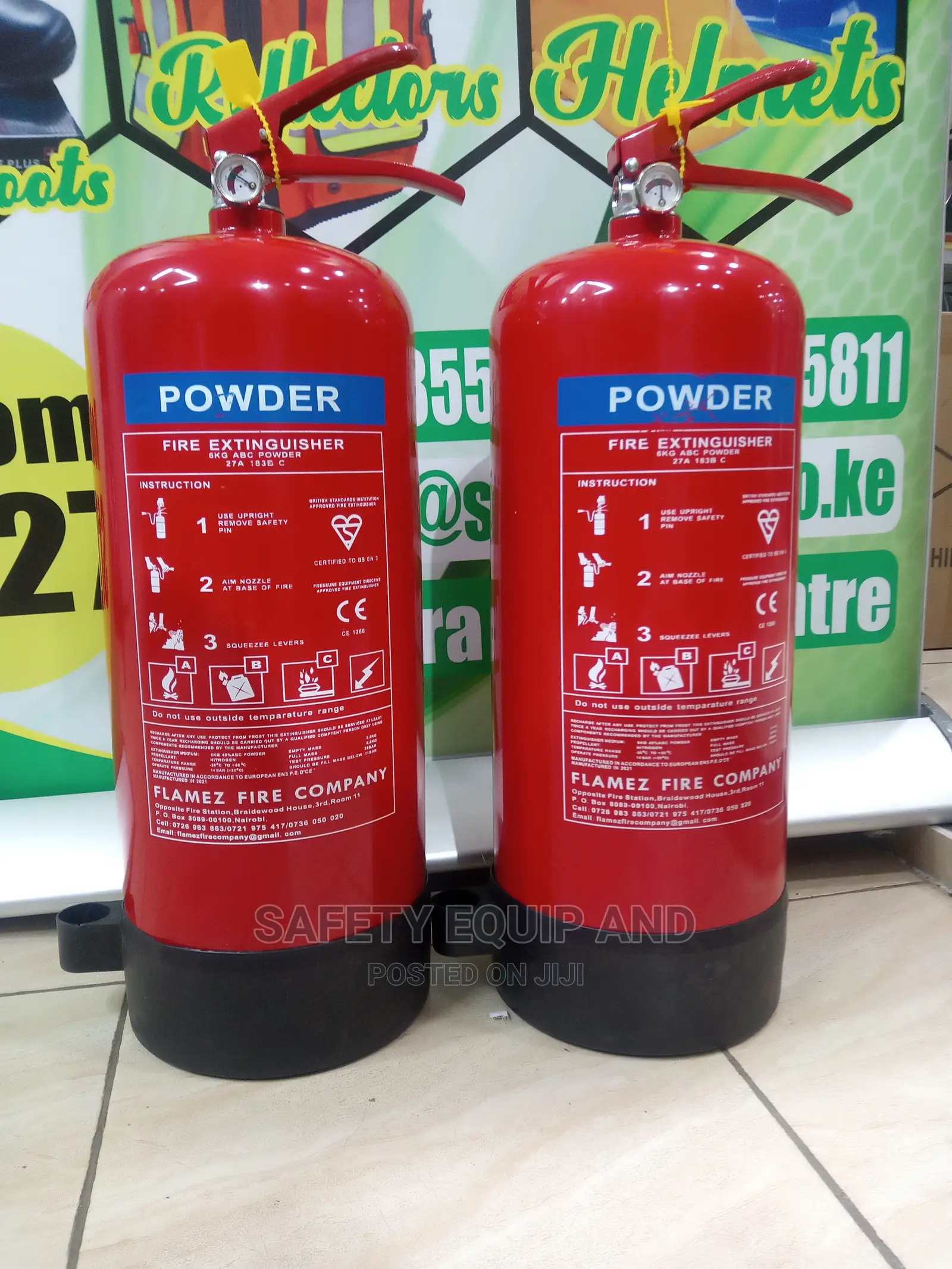 Extinguishers-Powder-Dry-Pressure Type