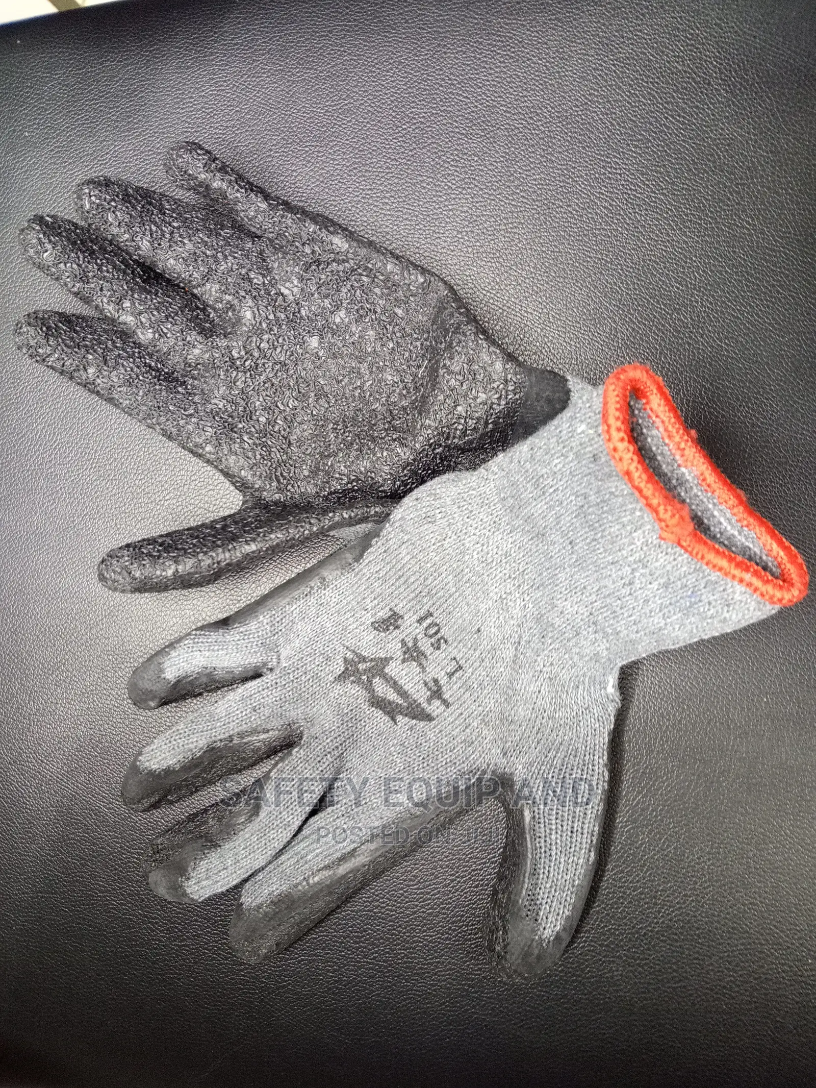 Grey Latex Gloves