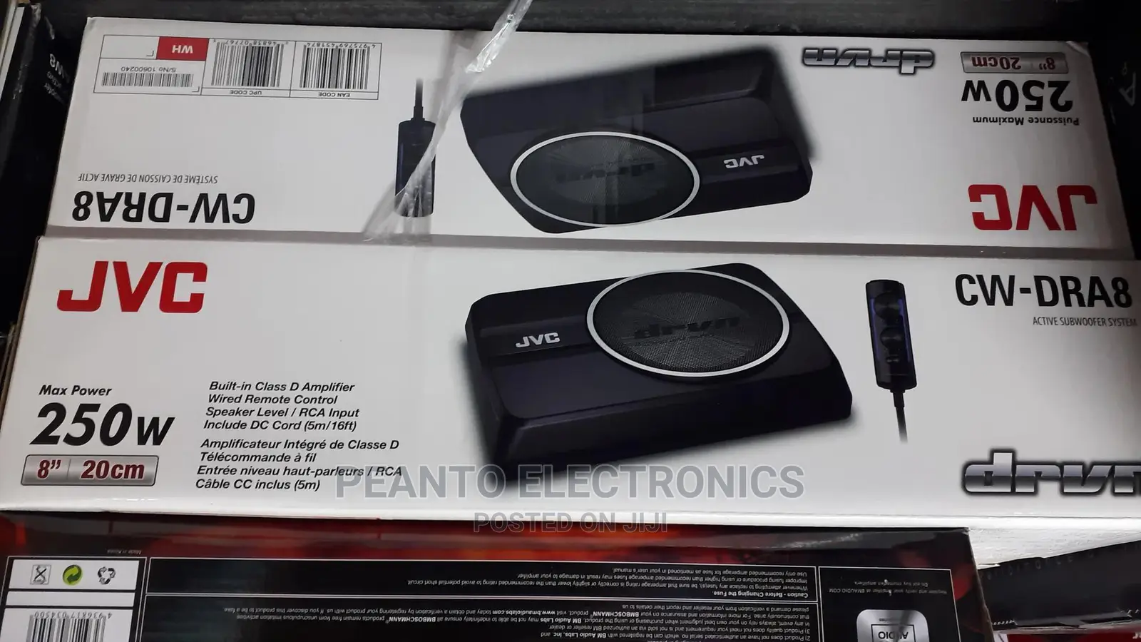 JVC CW-DRA8 Speaker Subwoofer