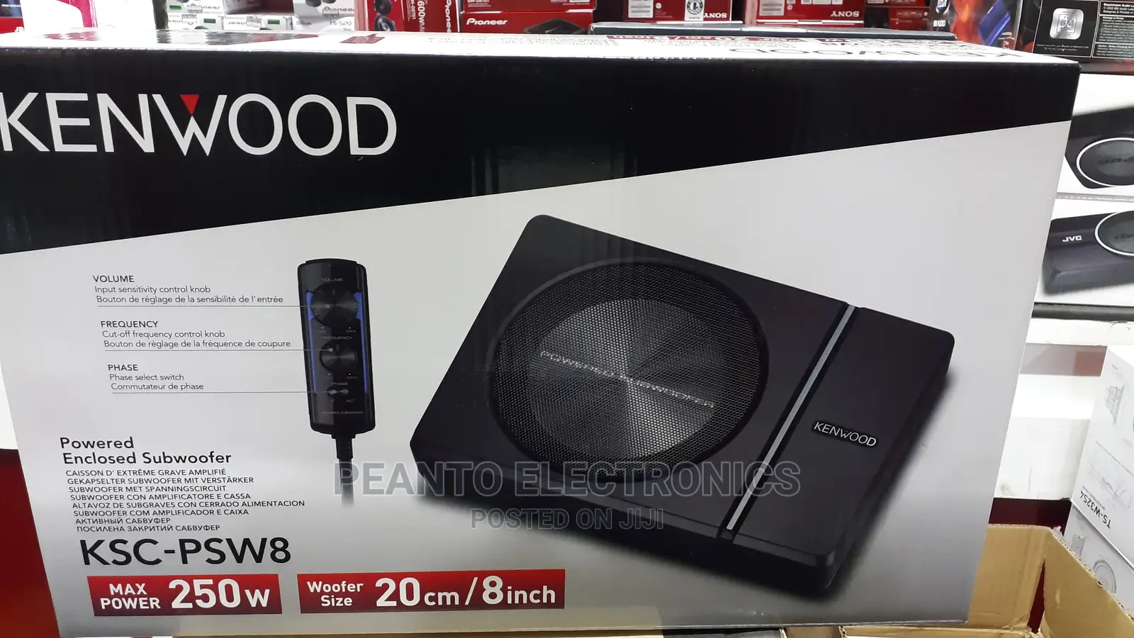 Kenwood KSC-Psw8 Compact Powered Subwoofer