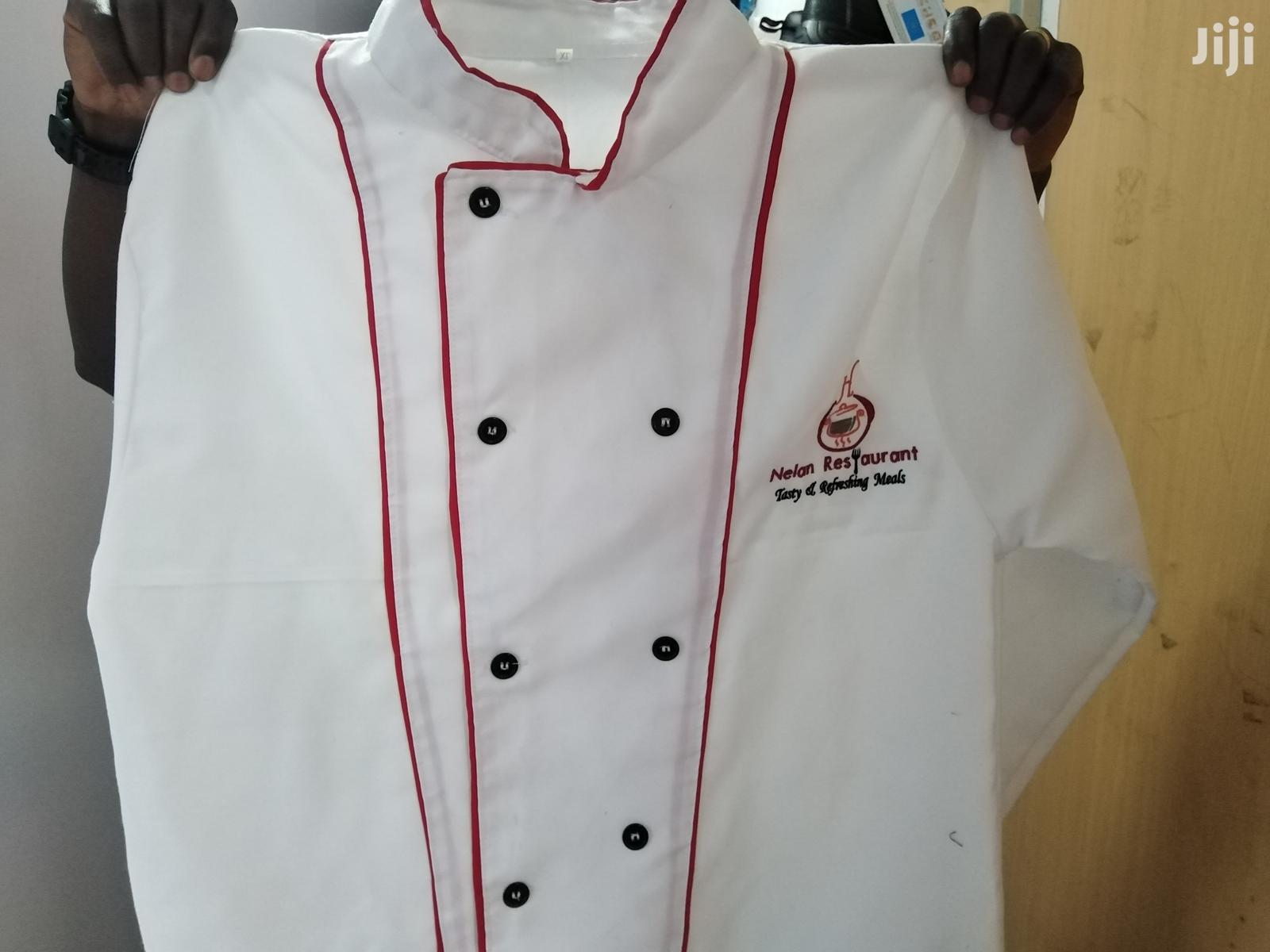 Chef Jackets (White With Red Pipping)