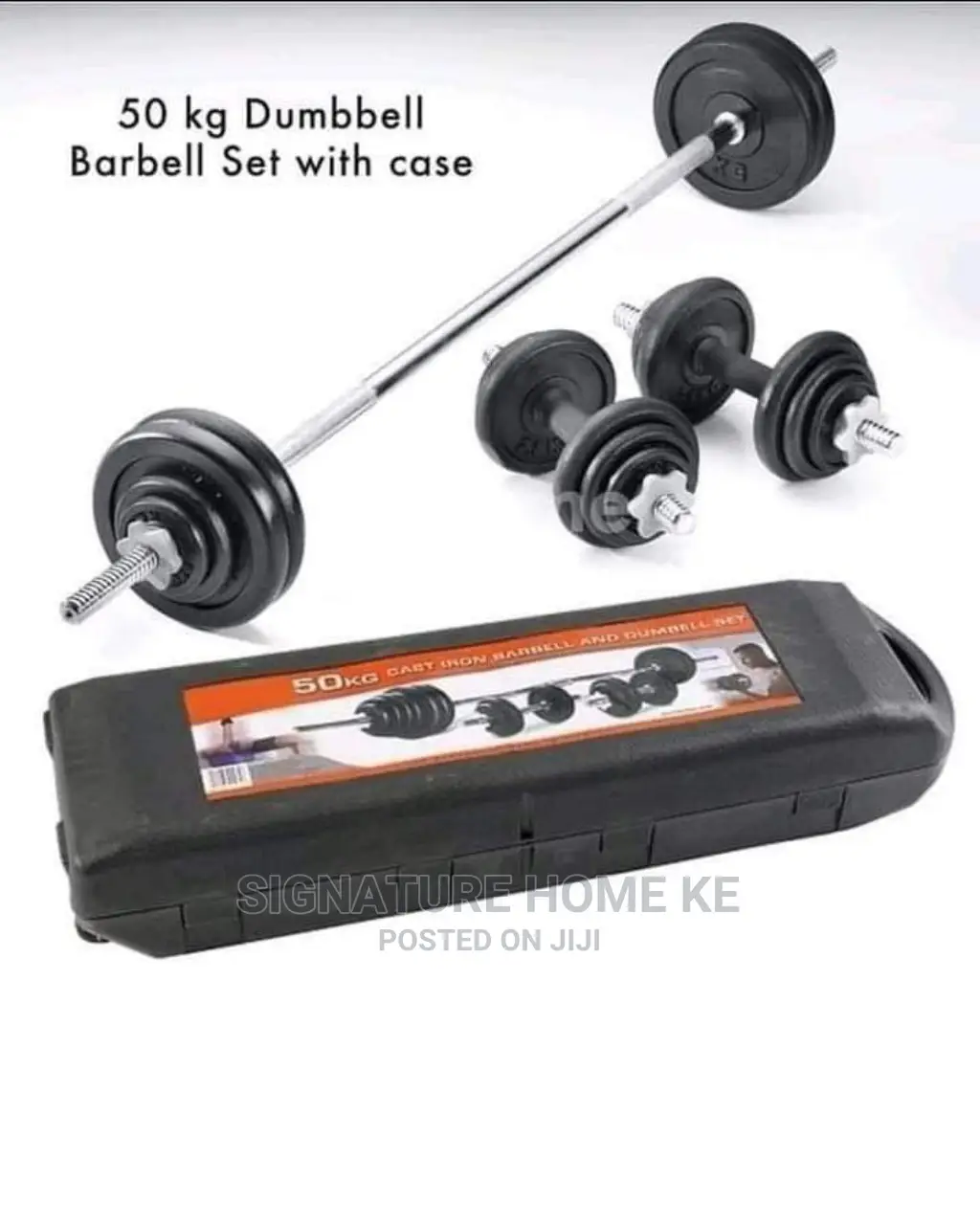 50kg Barbell and Dumbbell Set