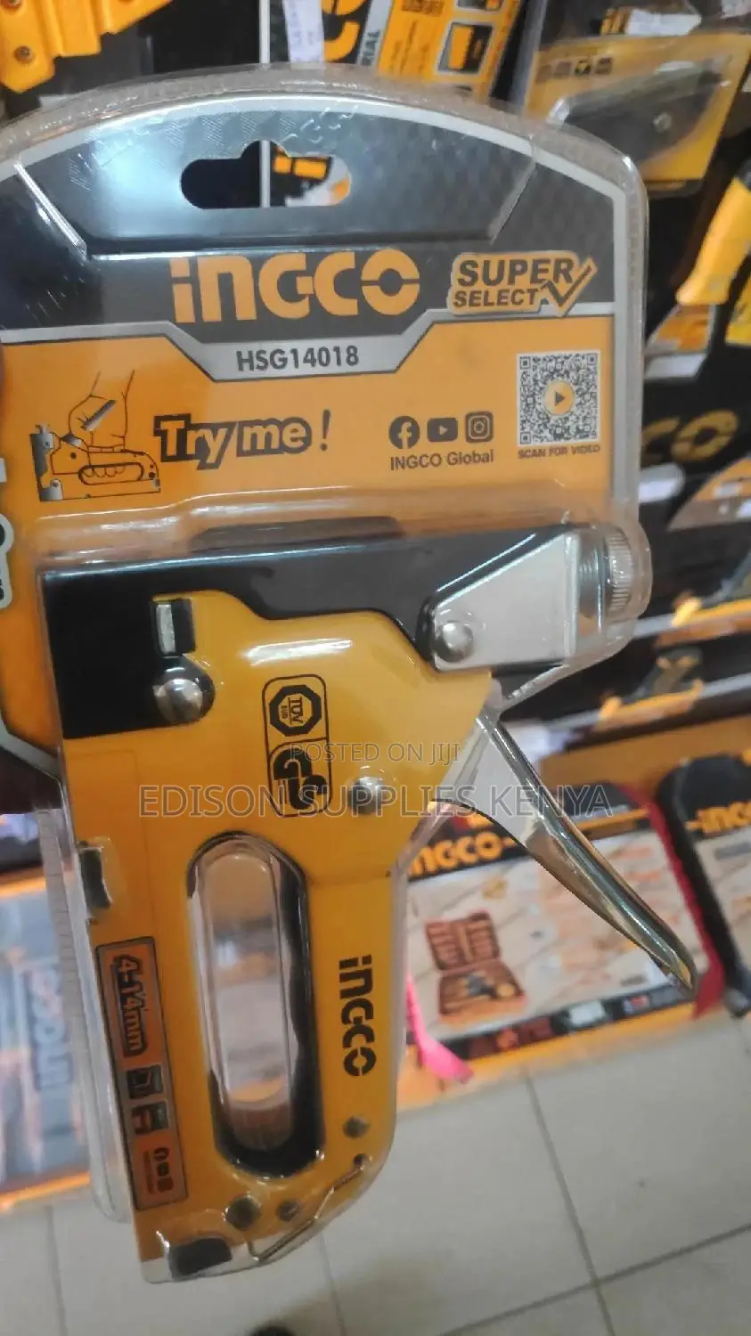 Heavy Duty Staple Gun Ingco Light Duty Staple Gun HSG14018