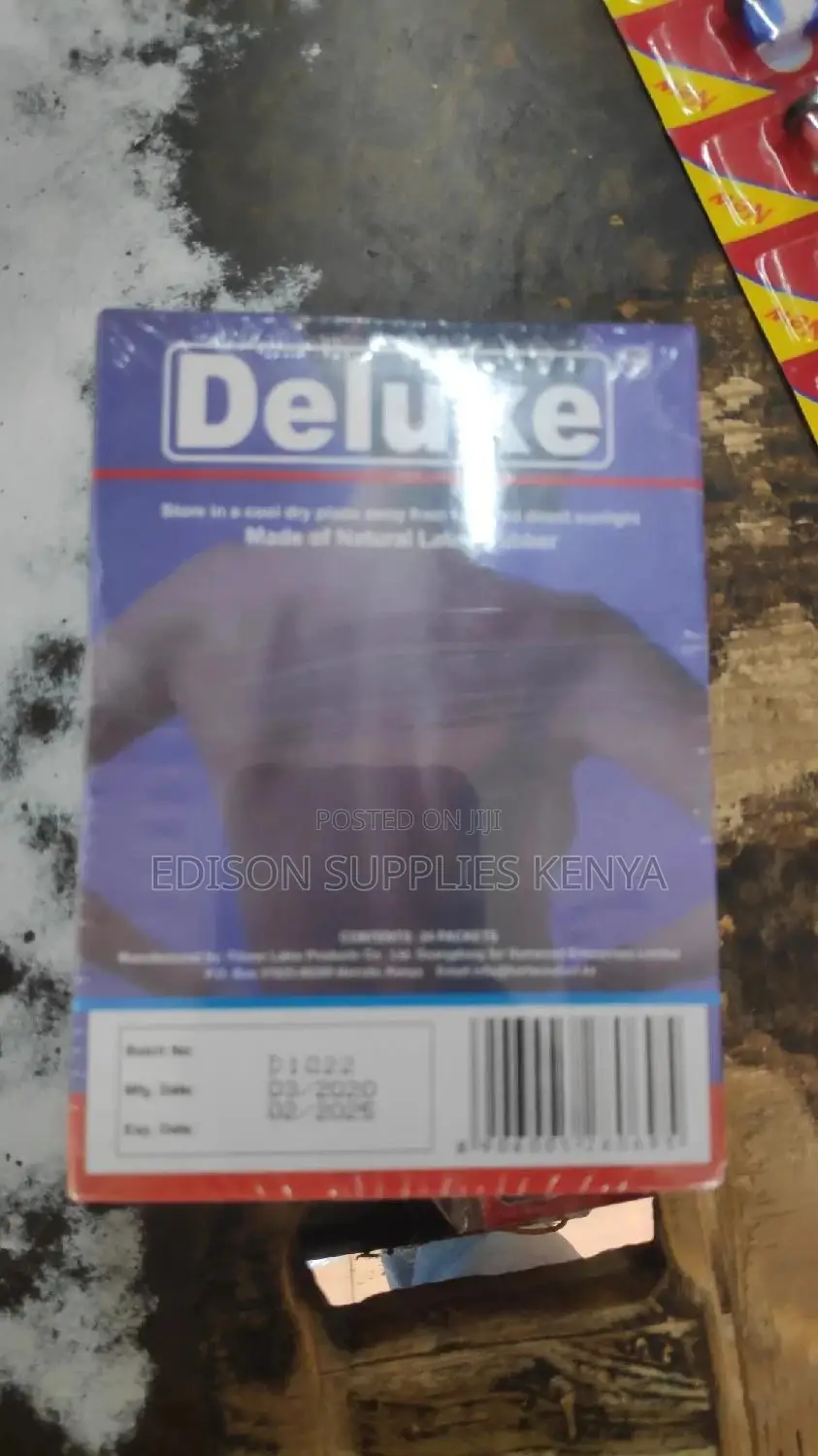 Deluxe Condoms 24 Pack*3s Deluxe Strawberry Studded Condoms