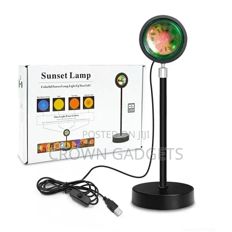 LED Night Lights Sunset Table Lamp for Bedroom