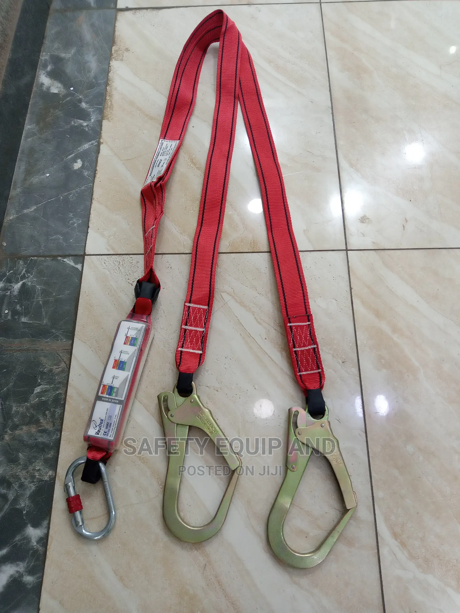 Safety Lanyard With Hooks