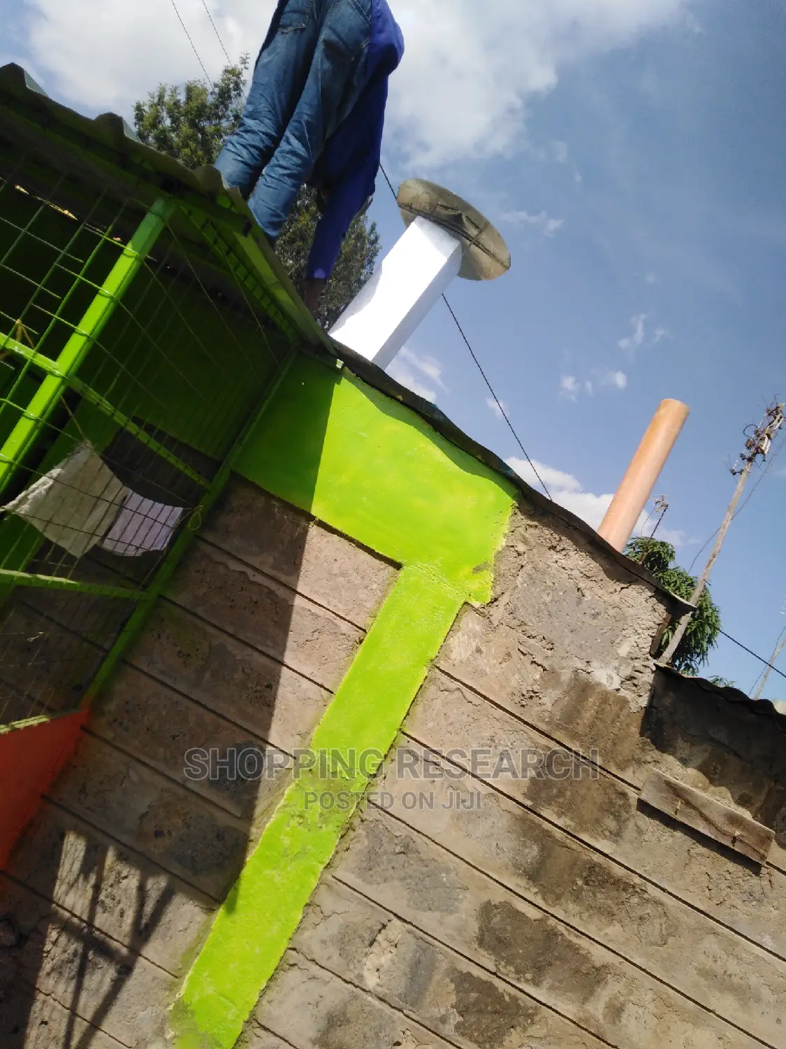Galvanized Kitchen Hood/Chimney