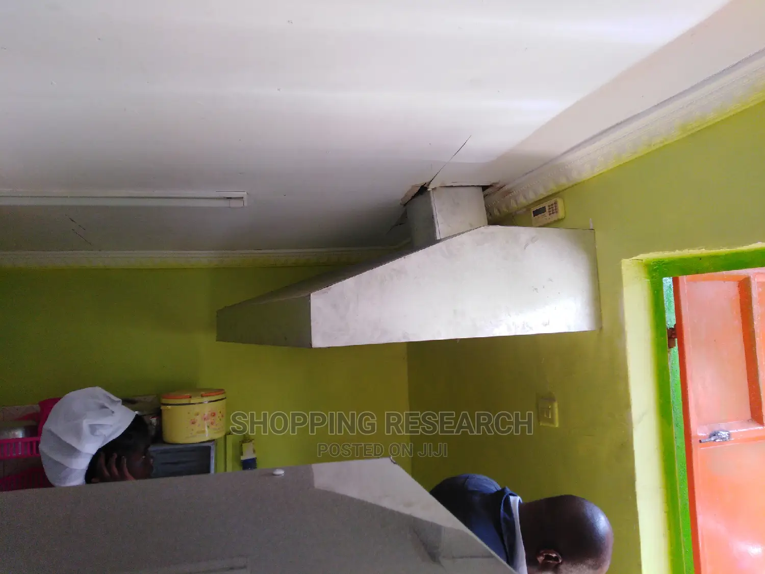 Galvanized Kitchen Hood/Chimney