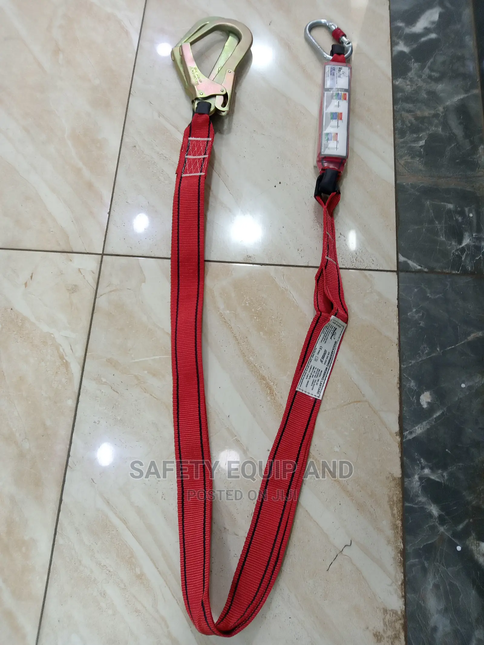 Safety Lanyard and Harness Available-Double Hook