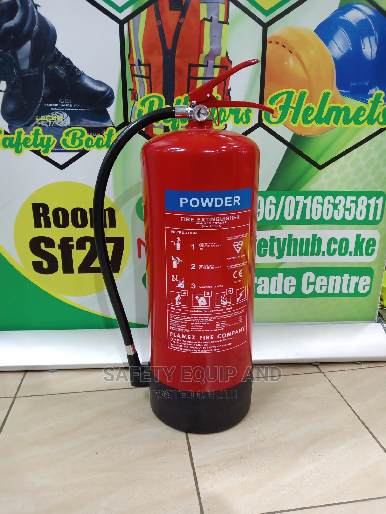 Fire Extinguishers-Whte Powder