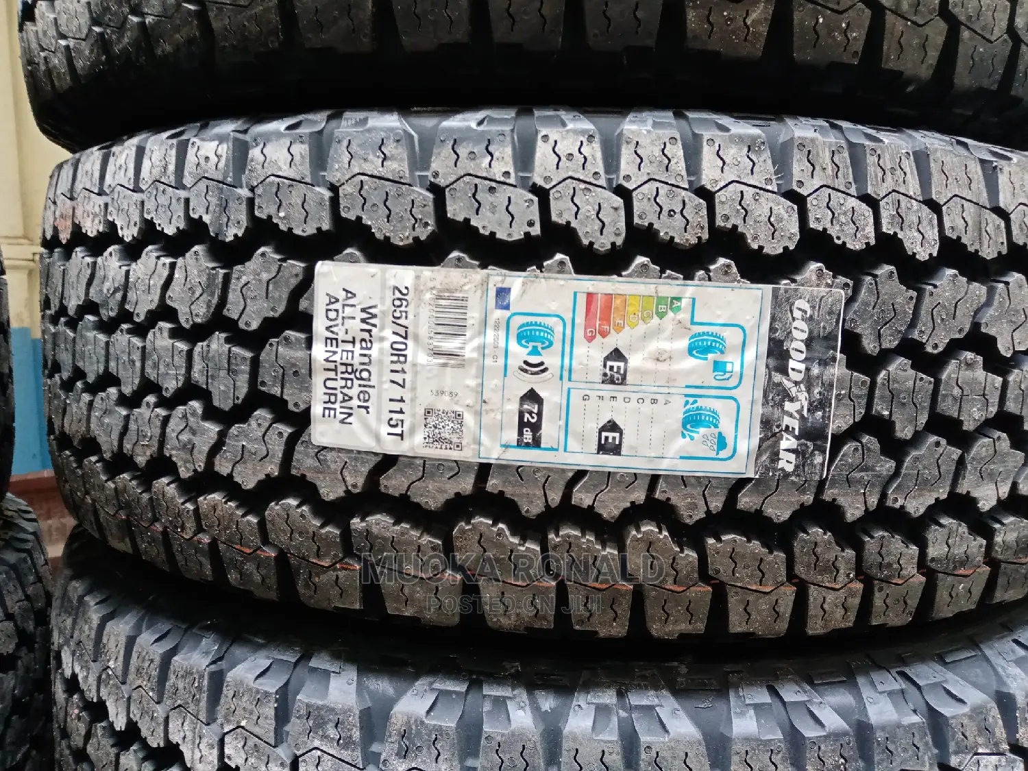 265/70r17 Goodyear Tyre Made in South Africa