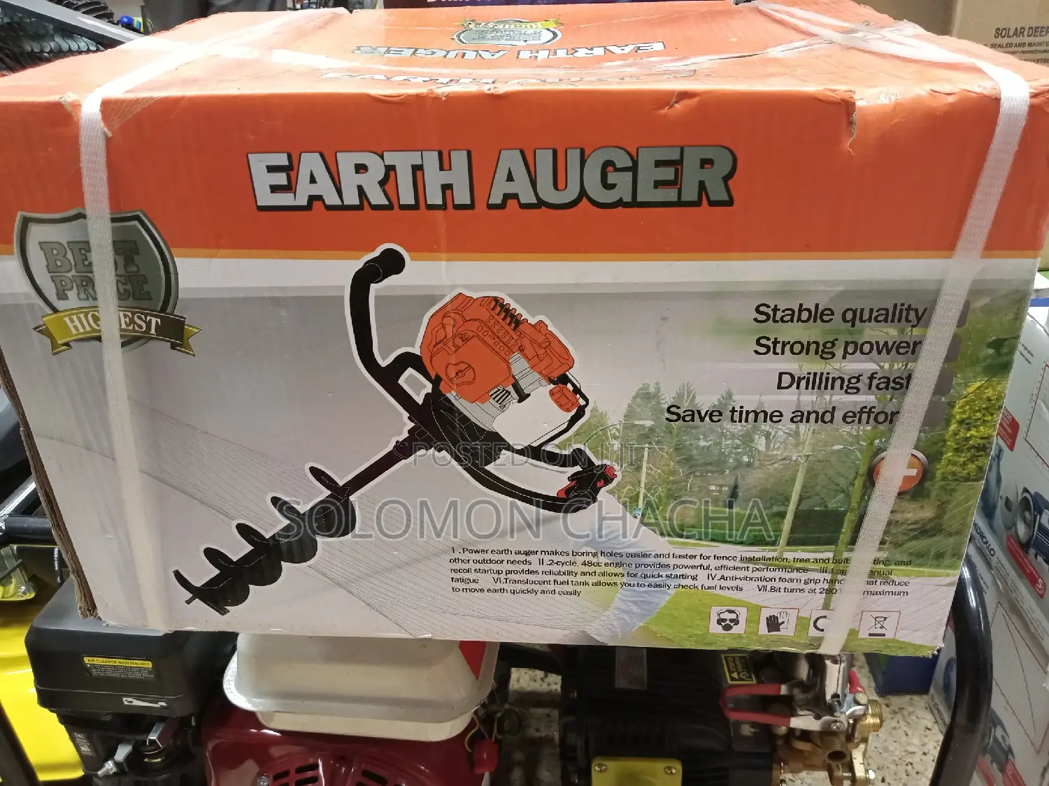 Earth Auger ,To Drill Holes