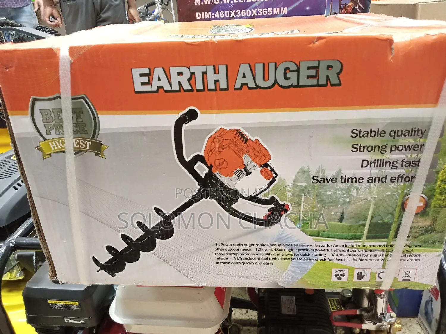 Earth Auger ,To Drill Holes
