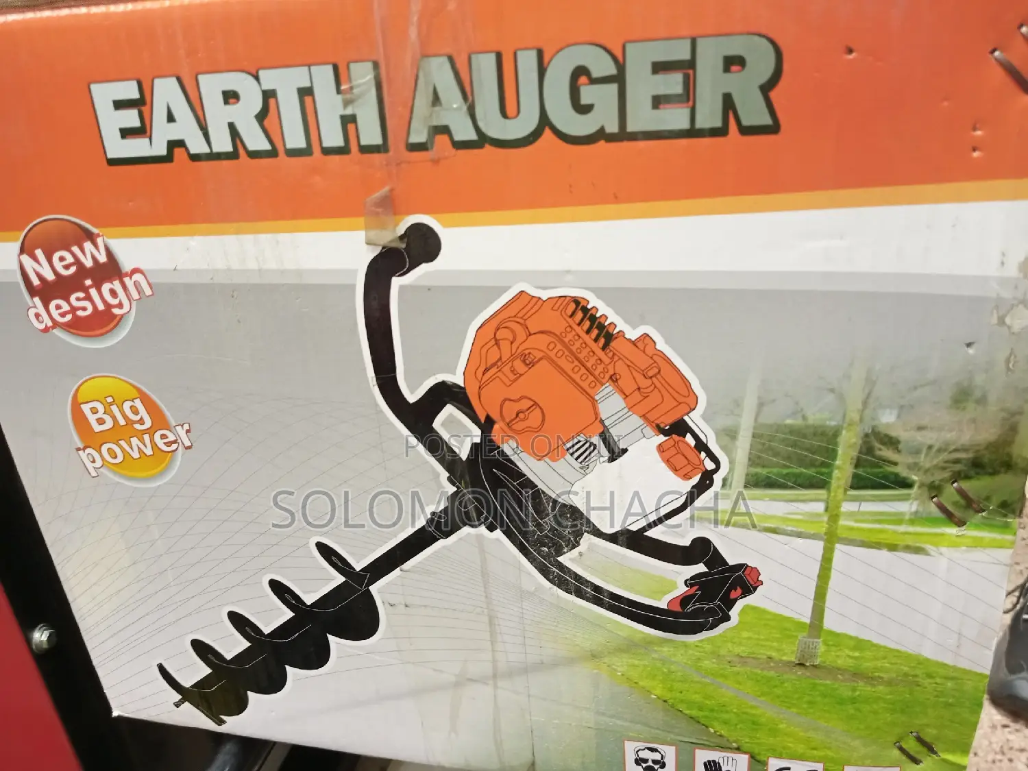 Earth Auger ,To Drill Holes